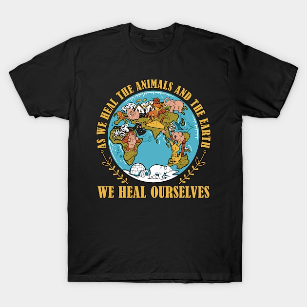 Animal Welfare As We Heal Adoption Animal Worker T-Shirt by T-Shirt.CONCEPTS